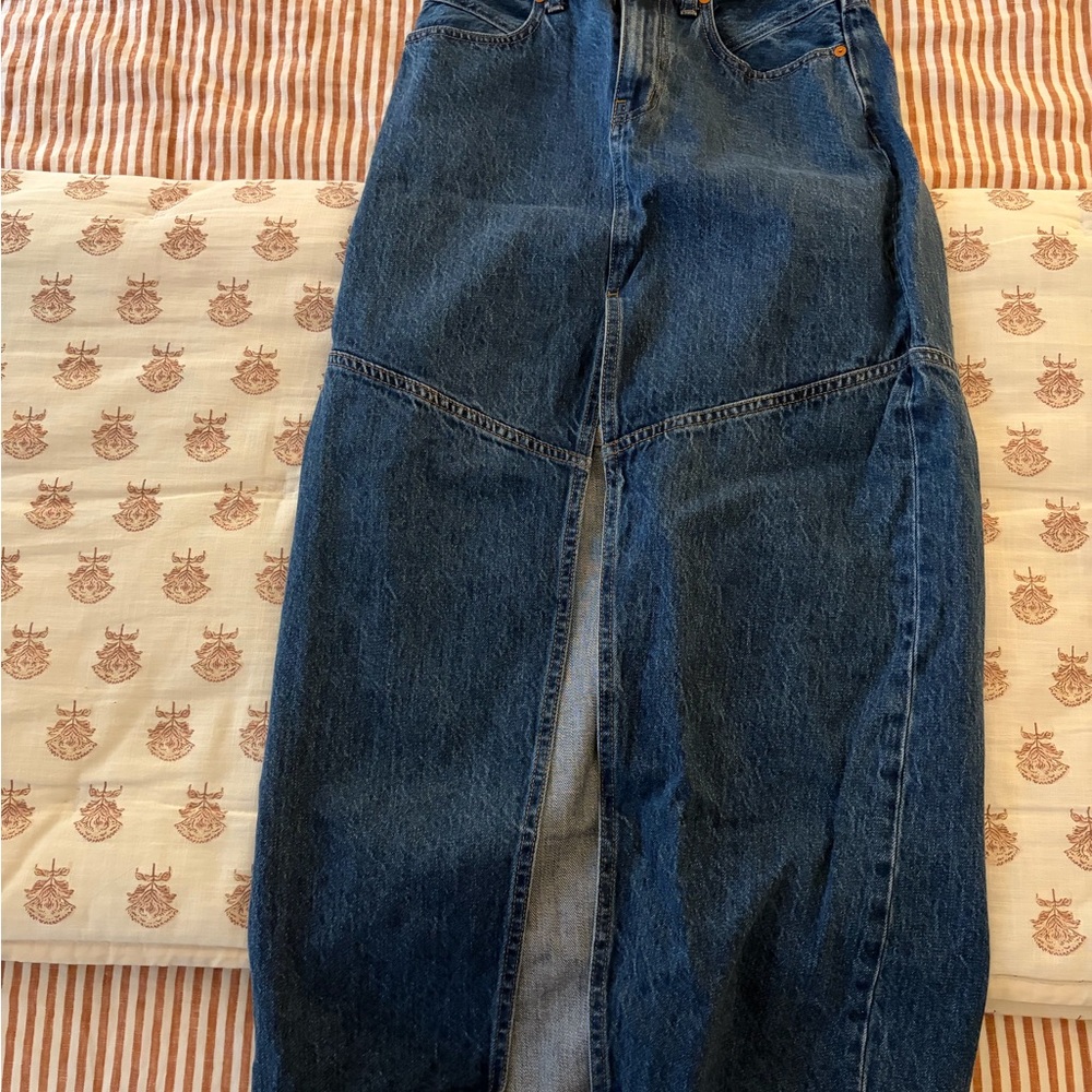 Madewell Indigo Denim Skirt
